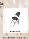 188718B0 9B50 45A5 9785 0F6A933E3EDC Black Padded Folding Chair