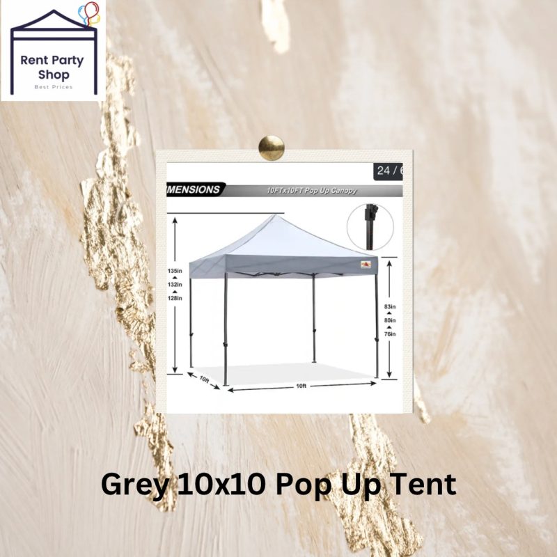 Beige Gold Minimalist Frame Instagram Post 1 1 Grey 10x10 Pop up Canopy Tent