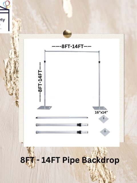 8FT-14FT Heavy Duty Backdrop pipe