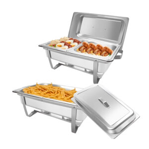 8qt Rectangular Chafing Dish Rental