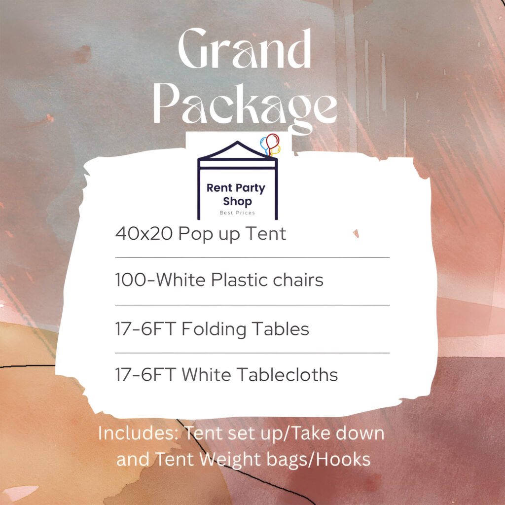 Event packages rental in Niagara - Rent Party Shop