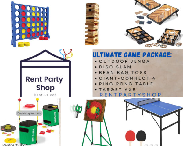 Outside Gaming Events Ultimate Outdoor Game Package (Large Events) - RentPartyShop