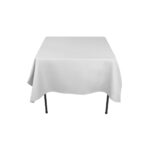 4ft White Tablecloth Rental