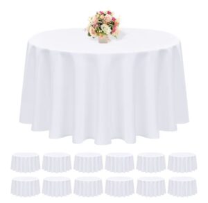 6 ft Round White Tablecloth Rental