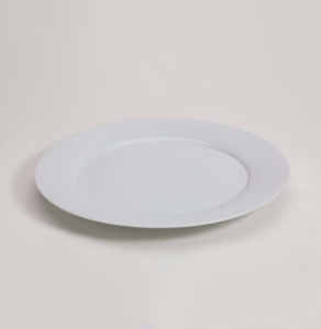 Pearl White 10.25″ Dinner Plate Rental (1 Dozen)