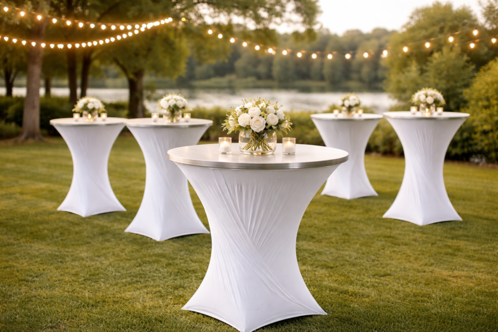 high top cocktail tables for wedding and party rentals