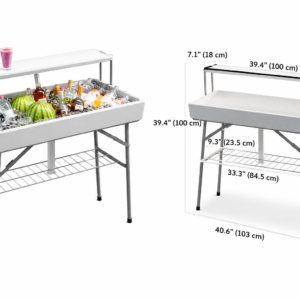 outdoor beverage cooler table rental for parties and events in niagara