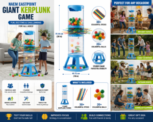 giant kerplunk game rental for birthday parties weddings and events in Niagara Region