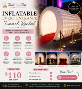 Inflatable Event Entrance Tunnel Rental