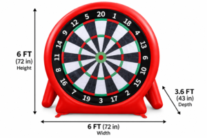 6ft inflatable dartboard rental in Niagara
