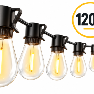120FT outdoor string lights rental in Niagara
