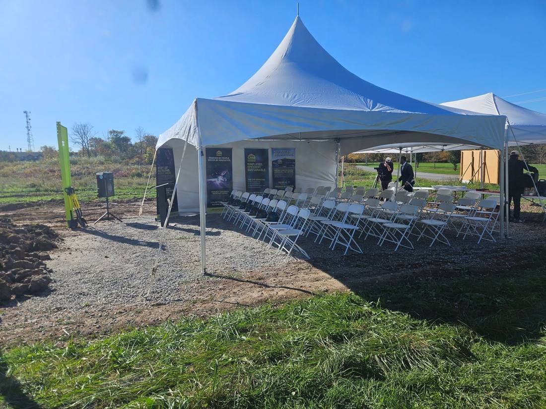 Marquee tent and chair rental for a corporate event in Welland - Rent Party Shop